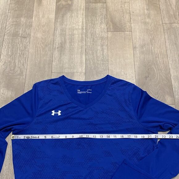 Mens Under Armour‎ Fitted Gym Running Performance Training Longsleeve Shirt - Picture 5 of 6